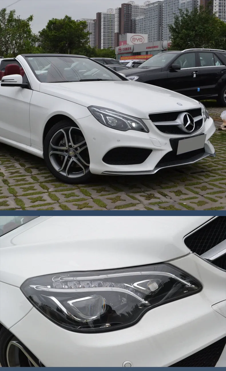 Car Styling for BENZ W207 LED Foggy Headlights 20 10-20 17 Headlights E200 E260 E300 DRL Turn Signal Running Lights
