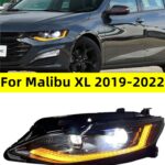 Car Styling Front Headlight for Malibu XL 20 19-20 22 Universal LED Dual Beam Lens Headlights Running Light