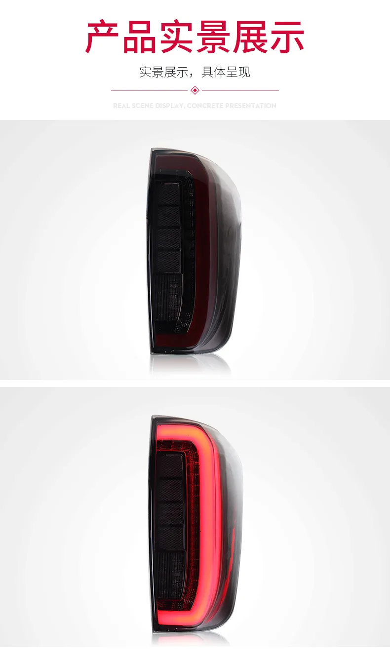 Auto Tail Light For Nissan NAVARA 2014-2022 NP300 Upgrade LED Turn Signal Taillights Reverse Brake Stop Lights Accessories