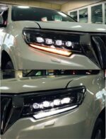 Car Styling Headlights For Land Cruiser Prado 20 18-20 20 LED 4 Lens Headlight High Low Beam Daytime Lights - Image 4