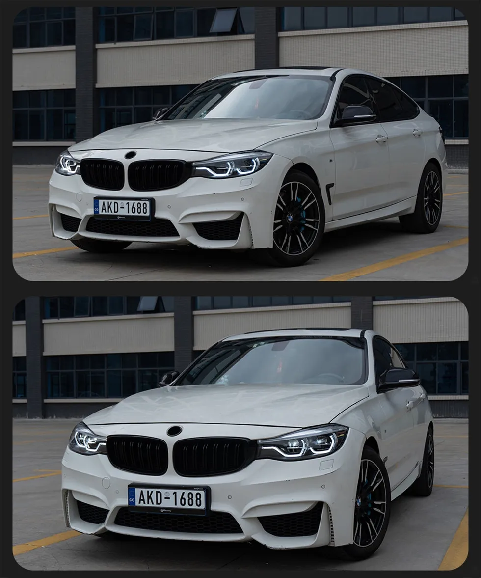 Car Styling for BMW F34 3 Series GT 3GT 20 13-20 20 With Xenon Lights LED Daytime Running Lights Fog Front Lights