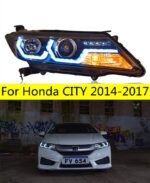 Car Styling Head Lamp For Honda City LED Headlight 14-18 Headlights City DRL Turn Signal High Beam Daytime Running Lights