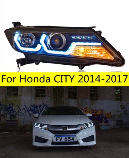 Car Styling Head Lamp For Honda City LED Headlight 14-18 Headlights City DRL Turn Signal High Beam Daytime Running Lights