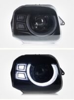 Car Headlights For Suzuki Jimny 2007-20 15 Defender Style Lights All LED Daytime Running Light Turn Signal Lens Headlight - Image 3
