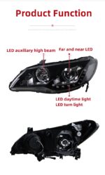 Cars for Honda CIIMO 20 12-20 15 Japanese Civic FD2 Modified LED Daytime Running Light Turn Signal Xenon Headlights - Image 5
