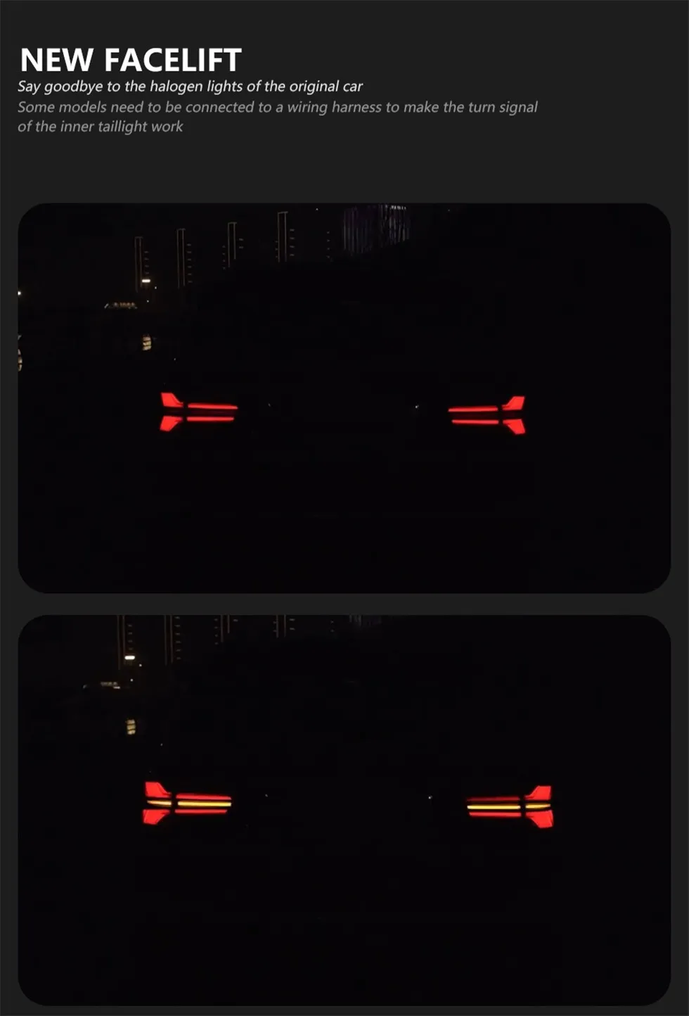 LED Taillight for BMW X5 LED Tail Light 2007-2013 E70 Rear Lamp Dynamic Turn Signal Highlight Reversing Brake