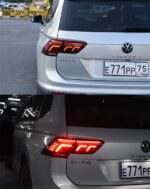 Car Tuning Taillights for VW Tiguan L 20 16-2021 Tail Light Upgrade 2022 Style Running Signal Brake Reversing Rear Lighs - Image 4