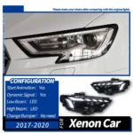 Headlight For Audi A3 8V 20 13-20 21 S3 RS3 Sedan Hatchback LED Auto Headlight Assembly Upgrade RS5 Style Design - Image 6