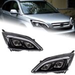 Honda CRV 2007-2011 LED Head Lamp Upgrade DRL Dynamic Signal Lamp Head Lamp Front light Assembly - Image 3