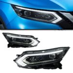 Car Lights For Nissan Qashqai 20 17-20 20 Front LED Headlight Daytime Running DRL Head lamp Low High Beam Lens
