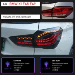 LED Styling Taillight For BMW X1 F48 F49 20 17-20 21 Rear Lamp DRL Dynamic Signal Reverse Dragon Scale Tail Light - Image 6