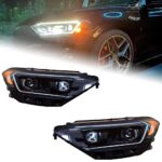 Car Headlights Assembly for VW Jetta Sagitar 20 19-20 22 Jetta mk7 LED Headlight Design Led DRL Hid Bi Xenon Headlight