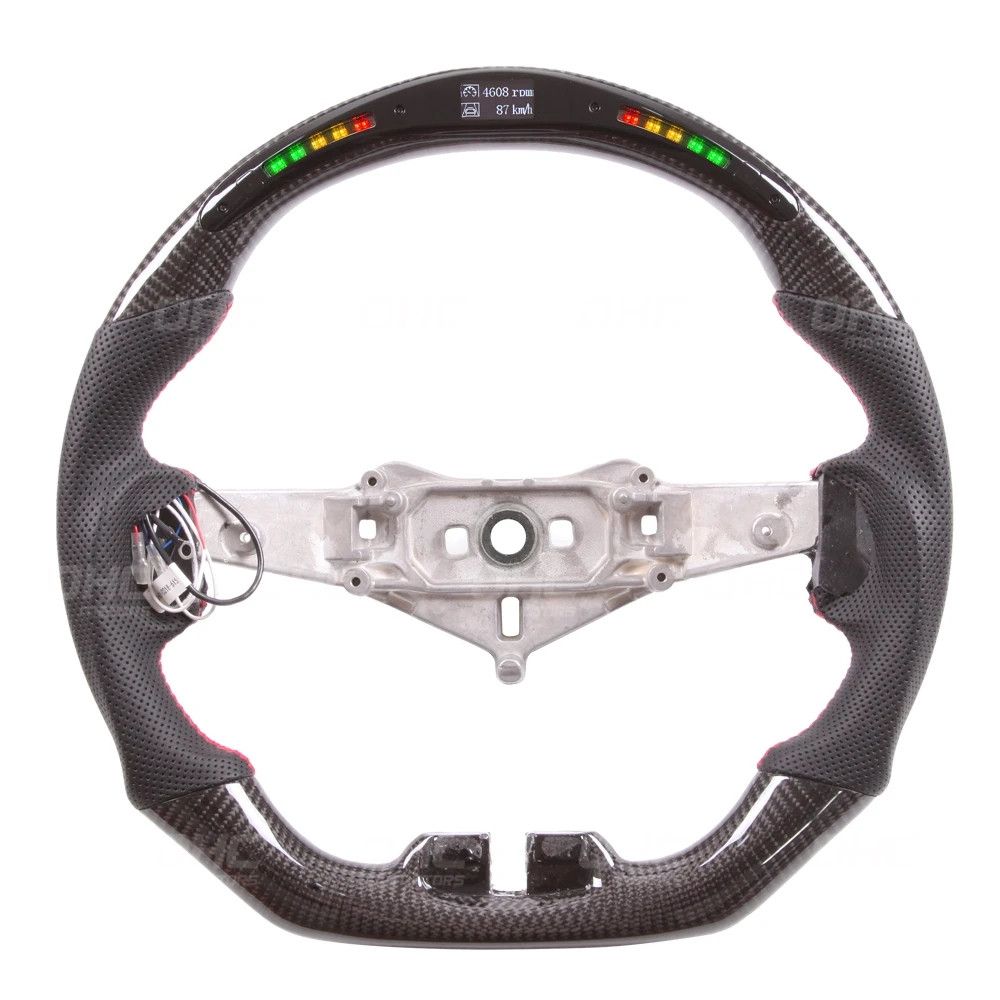8ace76cd-ae22-4ef1-9dfc-db9dd1682bd3 Automobile LED Shift Lights Carbon Fiber Steering Wheel Replacement for JEEP Wrangler JK - Image 1