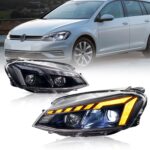 LED Headlights Assembly for VW Golf 7 20 14-20 17 Sequential Turn Signal Lights High Low Beam Running Lights Driving Headlamp - Image 3
