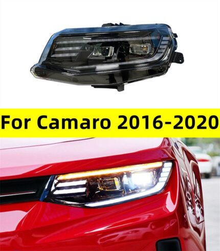 LED Headlight for Chevrolet Camaro 20 16-20 20 LED DRL LED Streamer Turn Signal Light Front Daytime Lights Headlamp