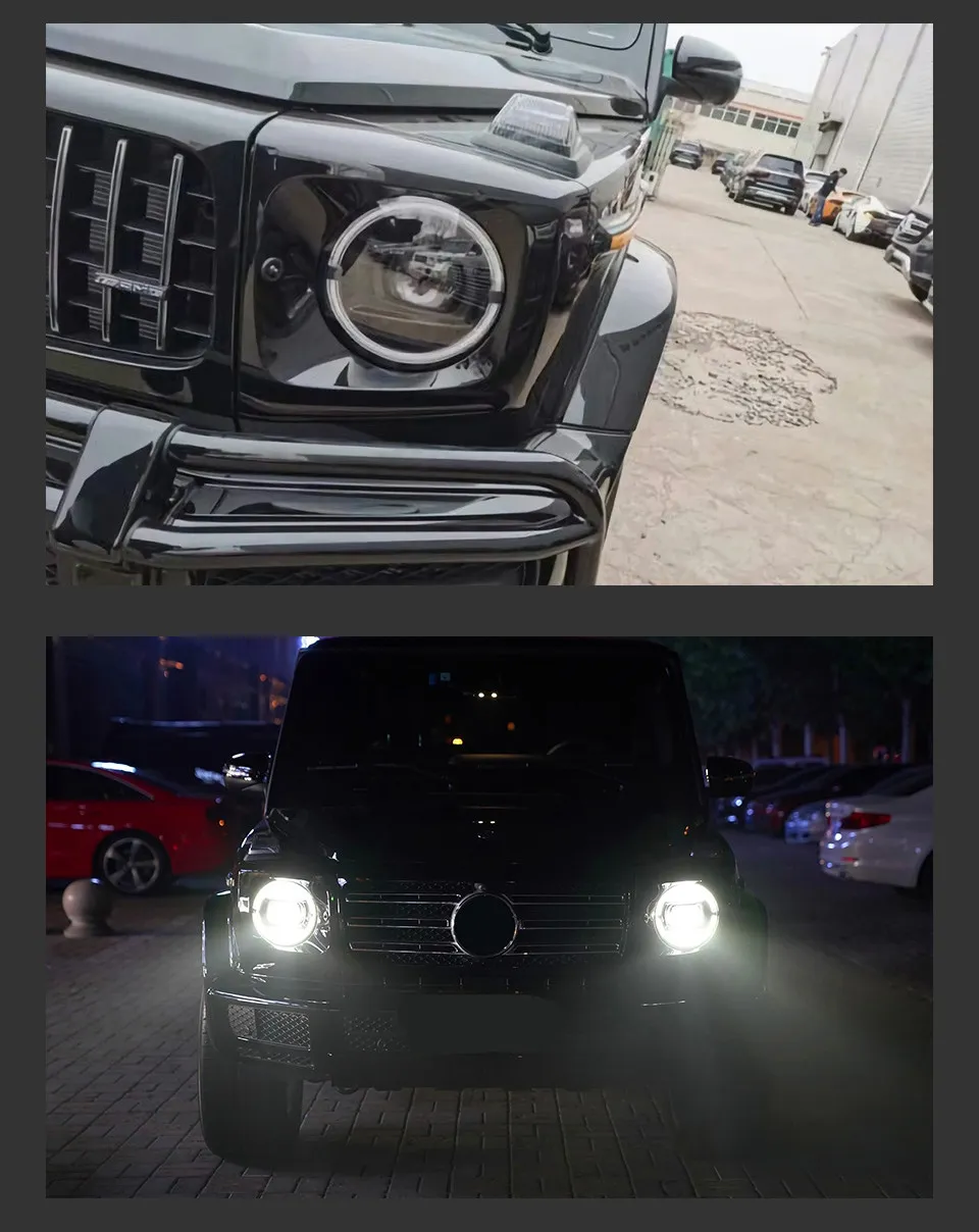 For W463 Headlights 2007-20 17 G350 G500 G63 LED Head Lamp DRL Dynamic Signal Lamp Front Light Assembly