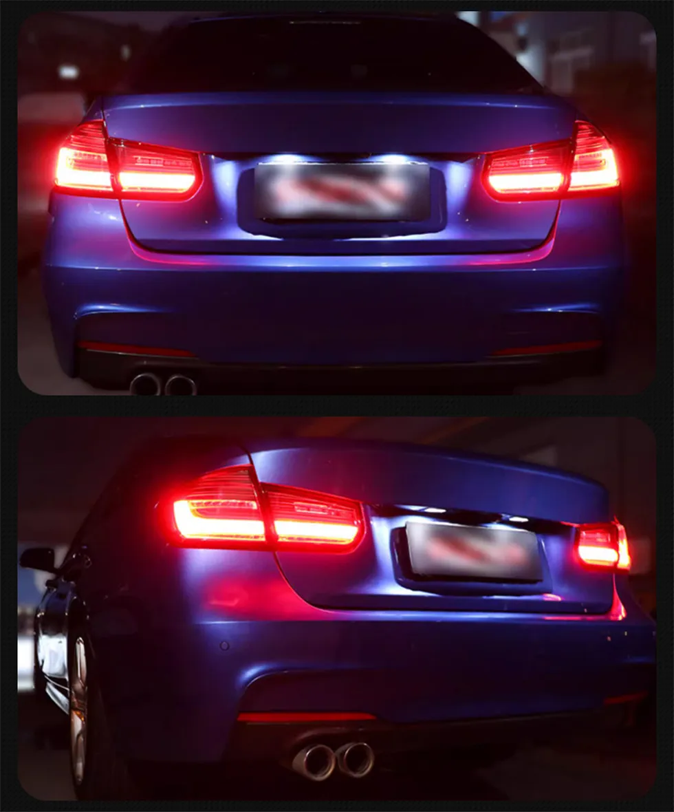 Car Lights for BMW F30 LED Tail Light 2013-20 18 F35 F80 Rear Brake Dynamic LED Turn Signal Light Reversing Lamp