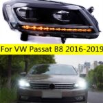 Car Parts LED Headlight Assembly for VW Passat B8 20 16-20 19 LED Turn Signal Lights High Beam Headlamp Facelift