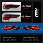 Taillights Assembly for Golf 8 20 20-2024 MK8 LED Tail Light Golf MK8 Rear Stop DRL Brake Reversing Light - Image 6