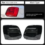 Taillights Styling for VW Polo Tail Lights 2011-20 18 New Polo Taillight Reverse Turn Signal Brake Lamp Accessory - Image 7