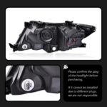 Headlights for Toyota Harrier Venza 2009-2013 Dynamic Turn Signal LED Daytime Running Light Headlamp Assembly - Image 5