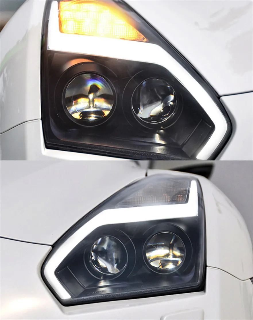 Headlight For Nissan GTR 2007-2014 DRL Daytime Lights LED Front Head Lights High Beam Turn Signal Replacement