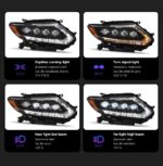 Car Head Light Assembly for Nissan X-trail Headlights 2014 Rouge LED Headlight Orignal Design DRL Hid Option Beam Lights - Image 3