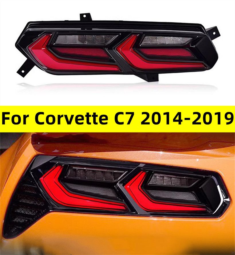 8ea1d9fc-4a1c-49a1-b9fb-986049a8dae6 LED Tail Lamp For Corvette C7 2014-20 19 Taillight Assembly Rear Parking Brake Turn Signal Reflector Taillight Streamer - Image 1