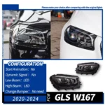 Car Styling Head Lamp for Benz GLS W167 Headlights 20 20-20 24 GLS LED Daytime Headlight - Image 6