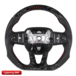 Customized Carbon Fiber LED Performance Steering Wheels For Dodge Charger Challenger - Image 7