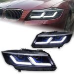 For BMW E90 Headlights 2005-2012 320i 318i 323i 3 Series LED Headlight Hid Bi Xenon Beam Signal Lamp
