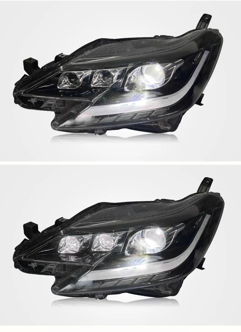 For Toyota REIZ 2013-20 19 Headlight Assembly Upgrade RGB Headlight Demon Eye Daytime Running Light
