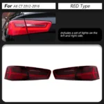 Taillights For A6 A6L C7 20 12-20 15 Tail Lights Rear Lamp LED DRL Running Signal Brake Reversing Parking Light Facelift - Image 6