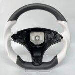 Carbon Fiber LED Driving Wheel for Tesla Model S LED Performance Steering Wheel - Image 2