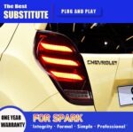 Car Taillight for Chevrolet Spark 2010-20 19 LED Brake Reverse Lights Dynamic Turn Signal Light Tail Lamp Assembly - Image 3