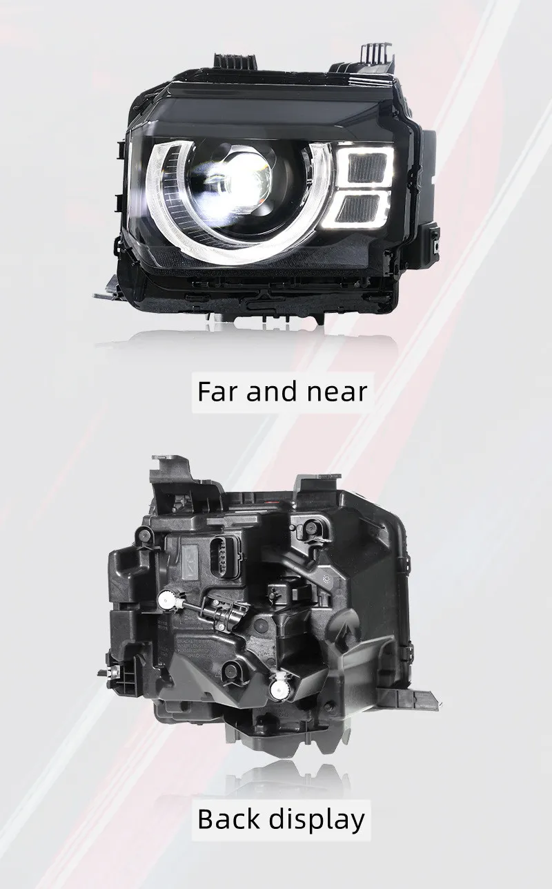 For Chery Jetour Traveler 2023-2025 T2 Headlight Assembly Modified Defender Style LED Daytime Running Light Turn Signal