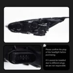 Ford Focus RS Styling 20 15-20 18 Red Evil-eye LED Street Light Front Light Dynamic Turn Signal LED Projector Lens - Image 3