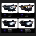 LED Headlights For Mazda 3 Axela 20 20-2023 LED Lights DRL HID Dynamic Turning Front Head Lights Assembly - Image 3
