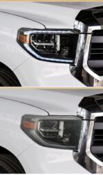 2 PCS Car Lights Parts for Toyota Tundra 20 04-20 18 Head lamps Full LED Headlight LED Dual Projector FACELIFT - Image 5