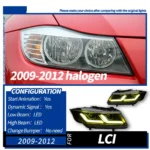 Headlight Assembly for BMW E90 Headlights 2005-2012 320i 318i 323i 3 Series DRL Signal Auto Headlights - Image 8