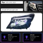 Car Styling Head Lamp for Benz Vito Headlights All LED 20 16-2023 W447 LED Headlight Front Daytime Running Lights - Image 6