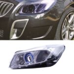Car Front Light for Buick Regal GS 2009-2013 Headlight Assembly LED Daytime Running Light Dual Lens Xenon Headlights