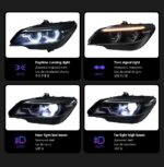 Car LED HeadlightFor BMW Z4 E89 Modified Headlights 2009-20 16 Styling LED Daytime Lights Assembly - Image 2