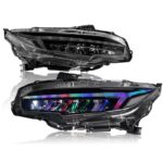 LED Headlight For HONDA CIVIC 10th 20 16-20 21 RGB Dragon Wing Style Headlight Dynamic Turning Signal Front Lamp - Image 2