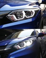 Headlight For Honda HRV Vezel 20 15-20 18 Head Lights Style Replacement DRL Daytime lights Lighthouse Projector Facelift - Image 3