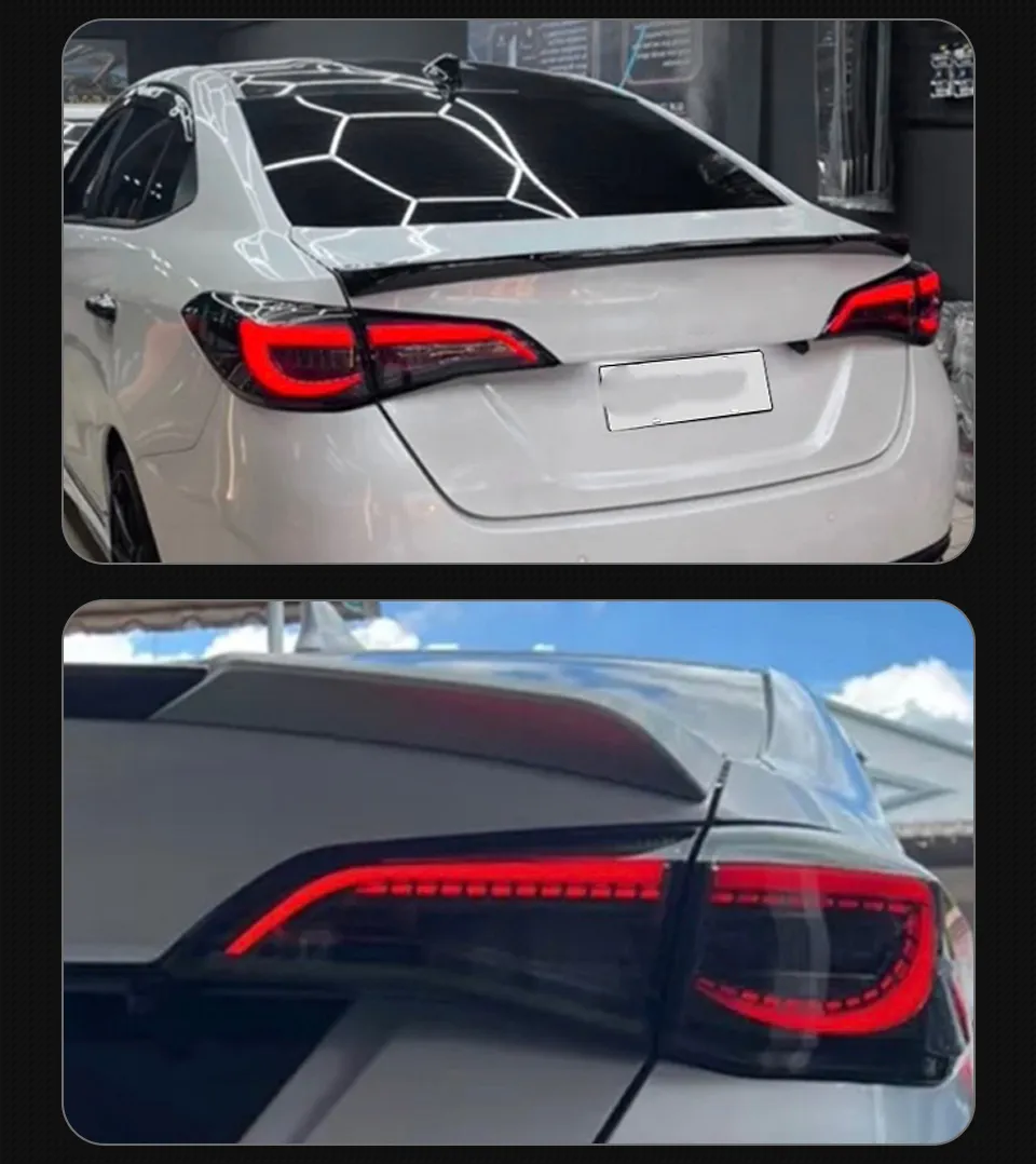 Car Styling Taillight for Toyota Vios LED Tail Light 20 18-2023 Rear Reverse DRL Turn Signal Brake Lamp Accessory