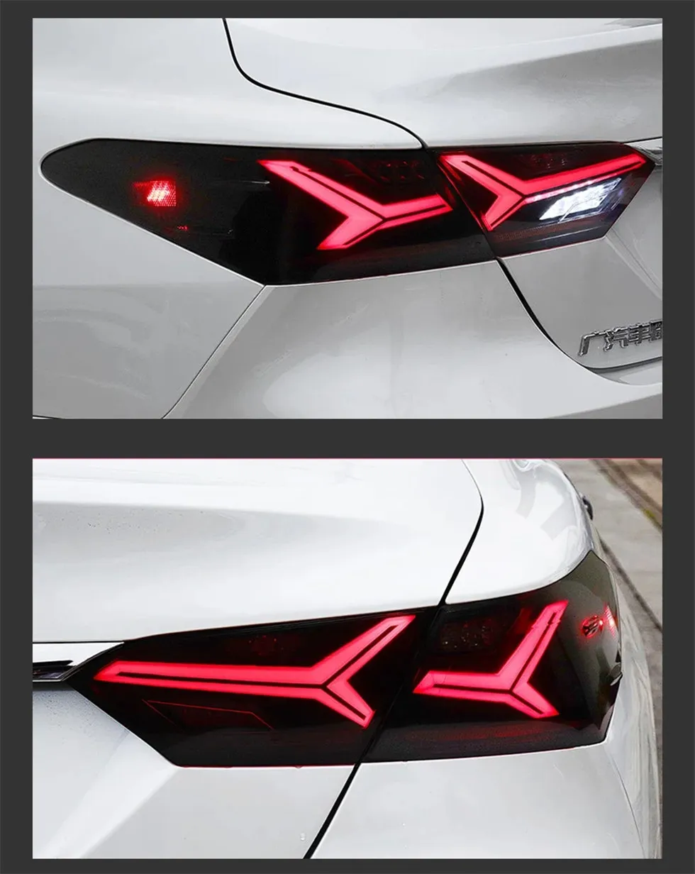 Taillight For Toyota Camry EX Tail Lights 20 18-20 22 With Sequential Turn Signal Animation Brake Parking Lamp