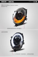Car Head Lights for MINI COOPER 2014-20 18 F54 F55 F56 Head Lamp Upgrade DRL Dynamic Signal Lamp Head light Assembly - Image 2