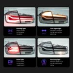 Car Lights for BMW F30 2013-20 18 F35 320i 325i 330i LED DRL Day Running Turn Signal Brake Reversing Tail Lights Assembly - Image 4