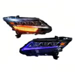 Full LED Lamp Headlights Assembly For HONDA ODYSSEY 20 15-2021 Blue DRL Running Lights High Beam Signal Head Lamp - Image 2